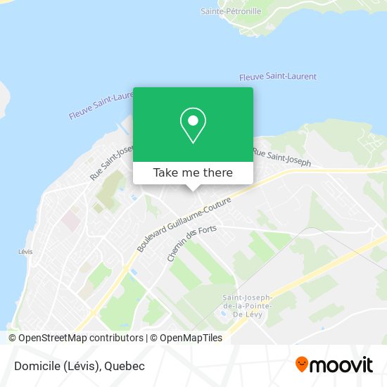 Domicile (Lévis) map