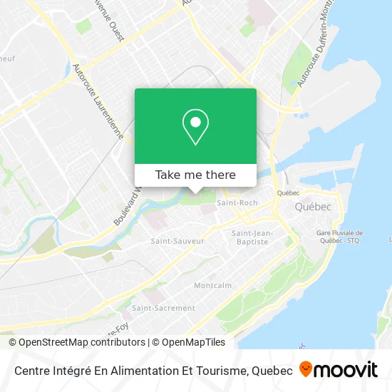 Centre Intégré En Alimentation Et Tourisme map