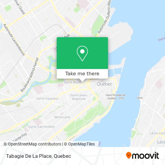 Tabagie De La Place map