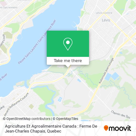 Agriculture Et Agroalimentaire Canada : Ferme De Jean-Charles Chapais map