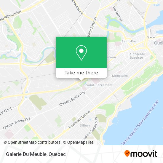 Galerie Du Meuble map