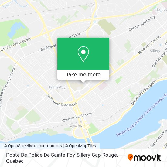 Poste De Police De Sainte-Foy-Sillery-Cap-Rouge map