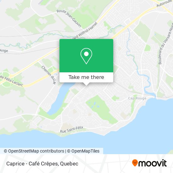 Caprice - Café Crêpes map
