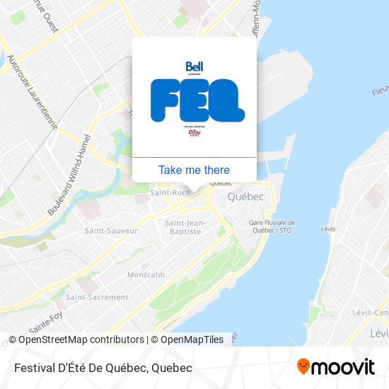 Festival D'Été De Québec map