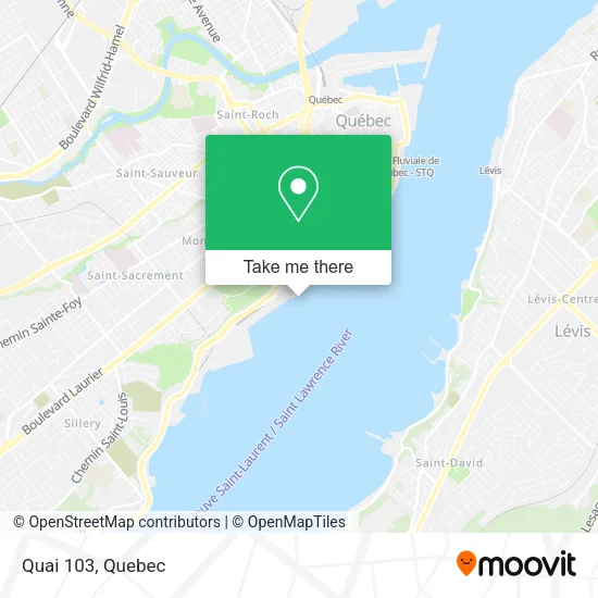 Quai 103 map