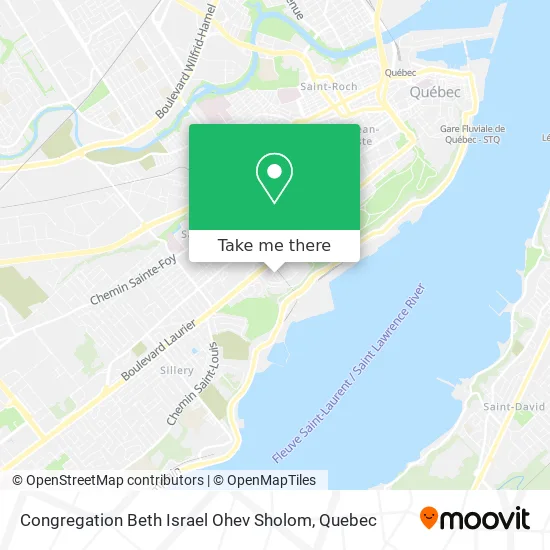 Congregation Beth Israel Ohev Sholom map