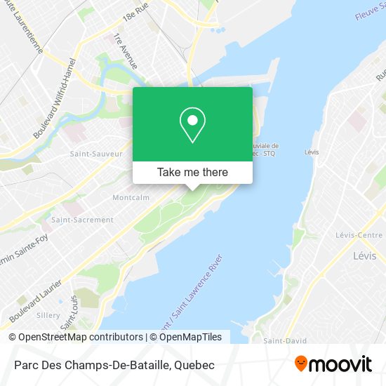 Parc Des Champs-De-Bataille map