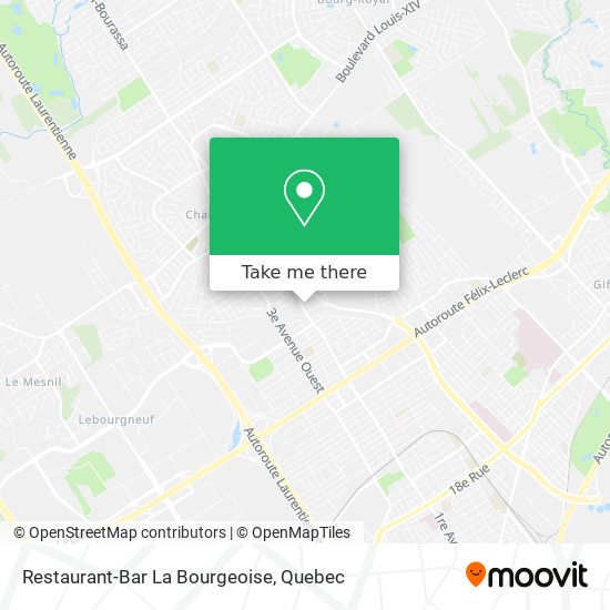 Restaurant-Bar La Bourgeoise map
