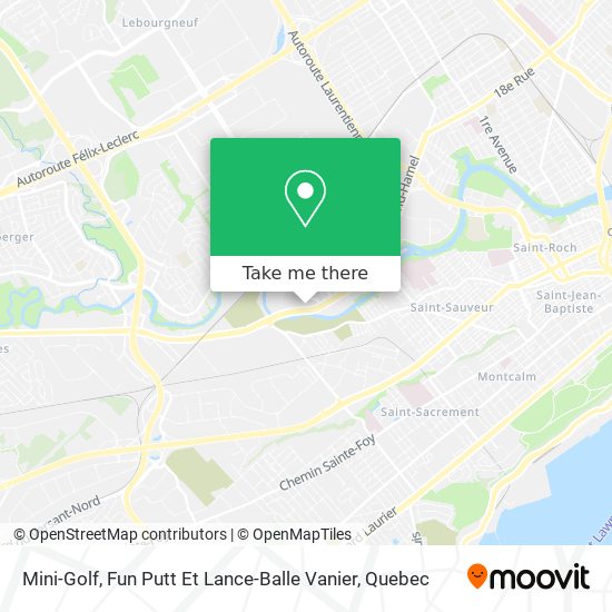 Mini-Golf, Fun Putt Et Lance-Balle Vanier map