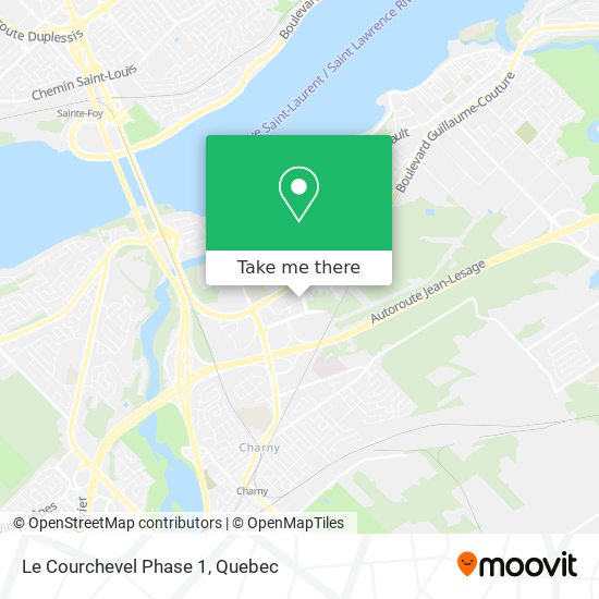 Le Courchevel Phase 1 map