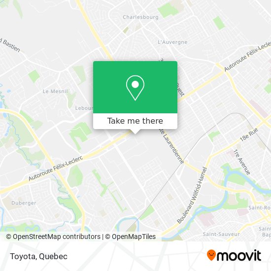 Toyota map