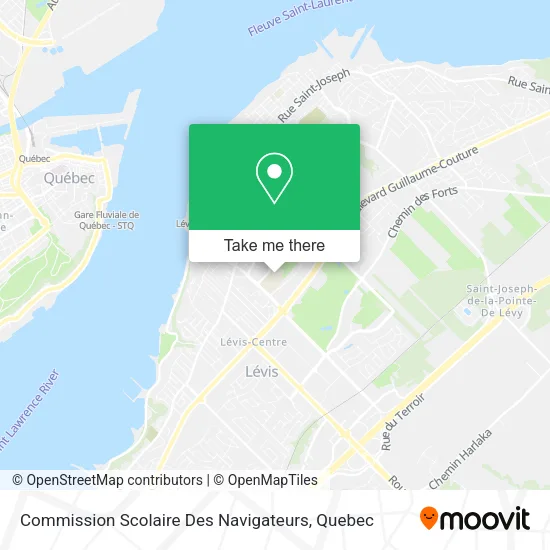 Commission Scolaire Des Navigateurs map