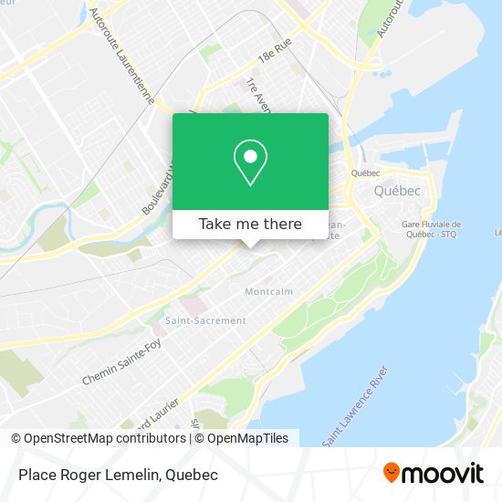 Place Roger Lemelin map