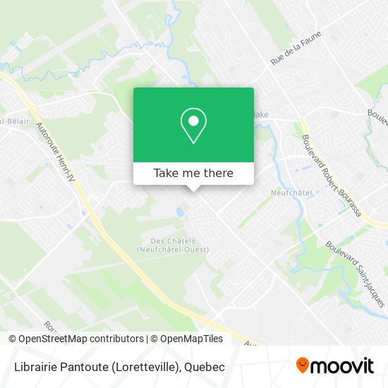 Librairie Pantoute (Loretteville) map