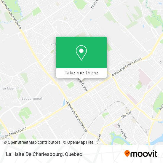 La Halte De Charlesbourg map