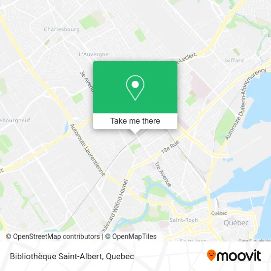 Bibliothèque Saint-Albert map