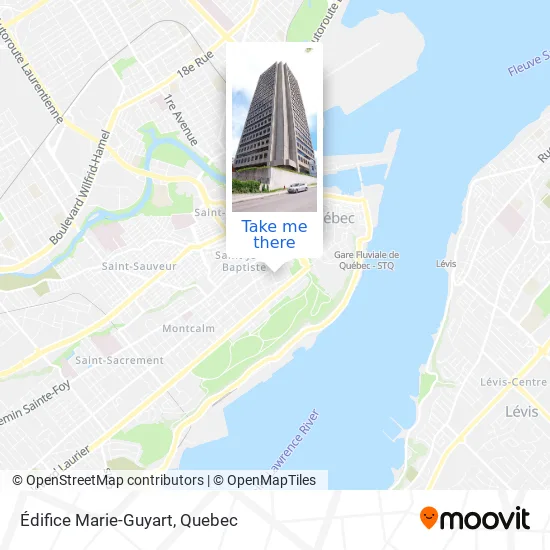 Édifice Marie-Guyart map