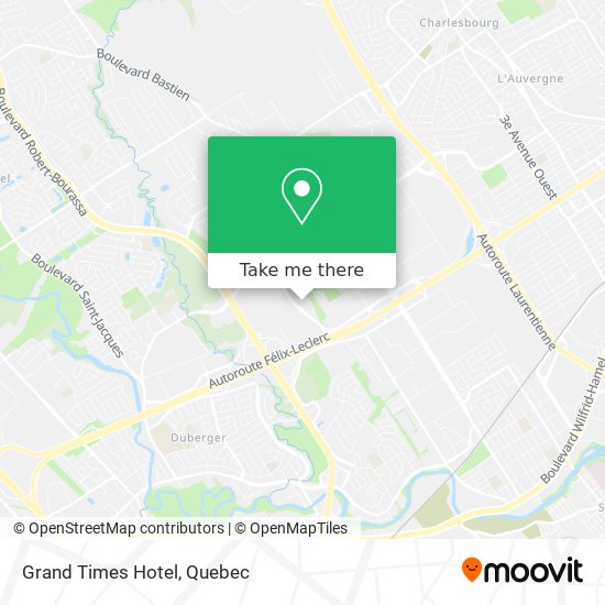 Grand Times Hotel map