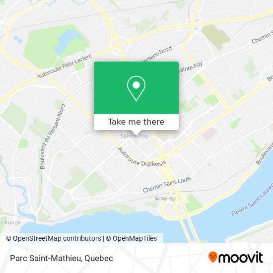 Parc Saint-Mathieu map