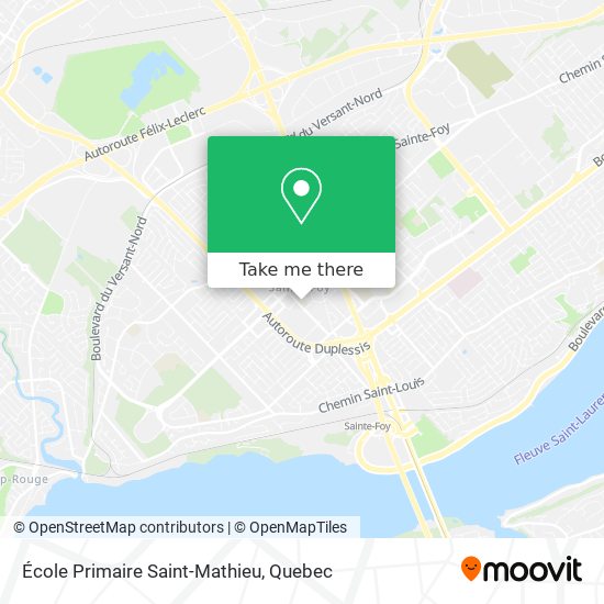 École Primaire Saint-Mathieu map