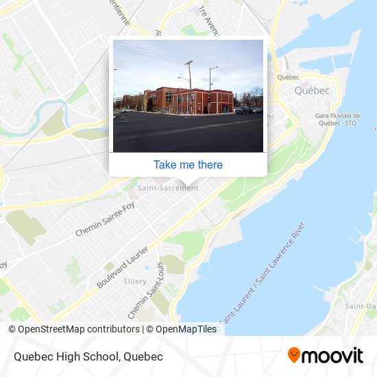 Quebec High School map