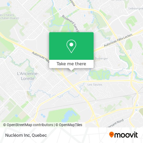 Nucléom Inc map