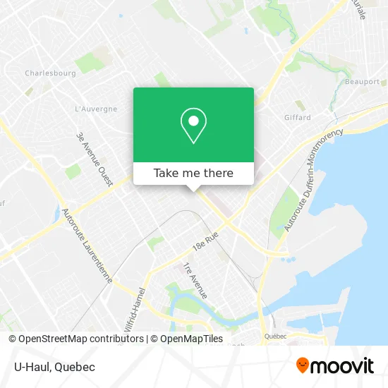 U-Haul map