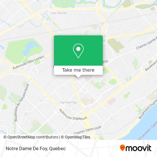 Notre Dame De Foy map