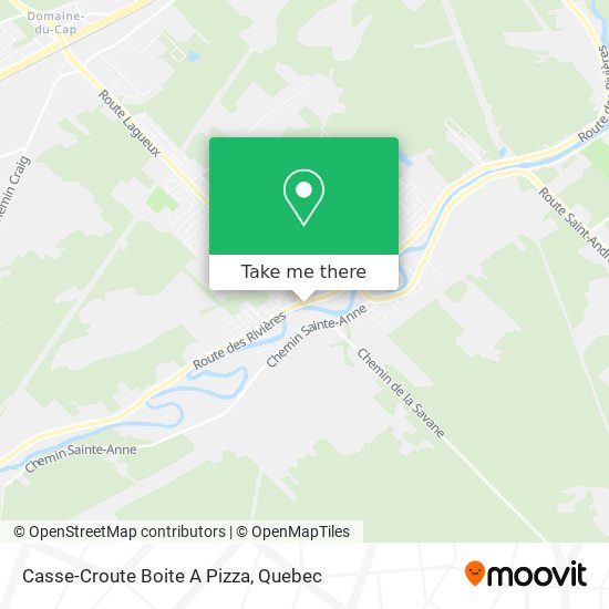 Casse-Croute Boite A Pizza map