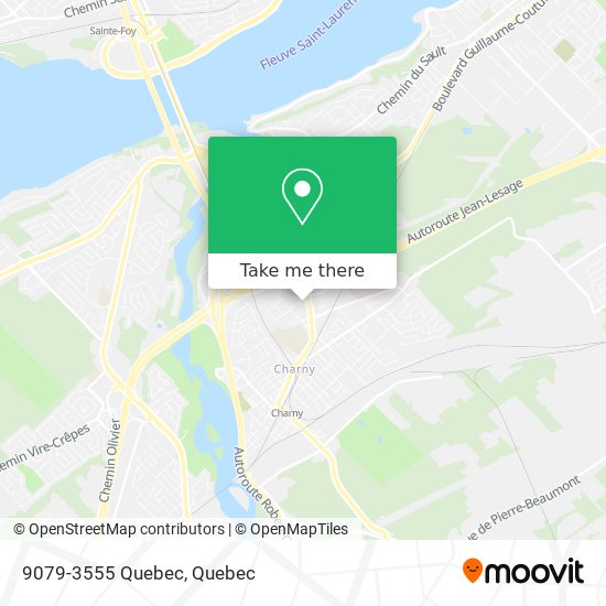 9079-3555 Quebec map