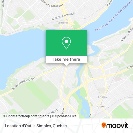 Location d'Outils Simplex map