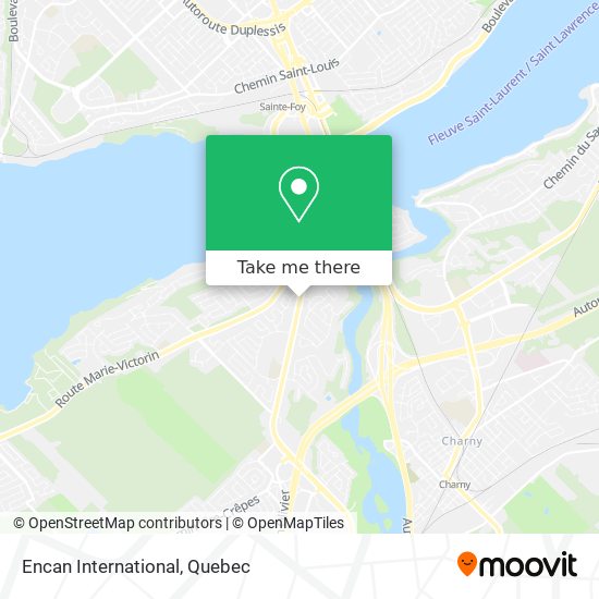 Encan International map