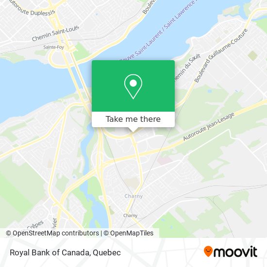 Royal Bank of Canada map