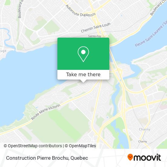 Construction Pierre Brochu map
