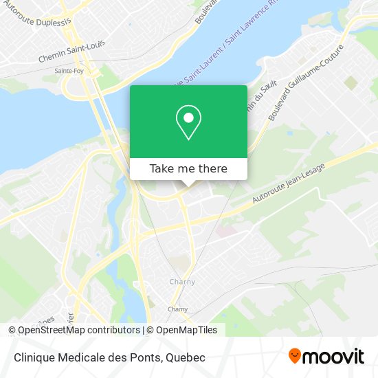 Clinique Medicale des Ponts map