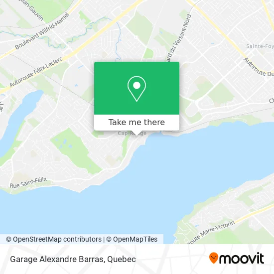 Garage Alexandre Barras map