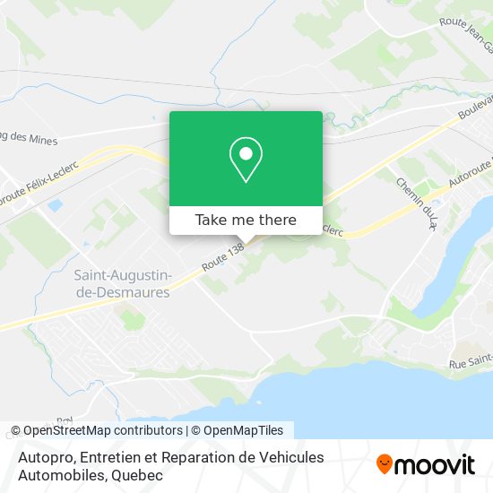 Autopro, Entretien et Reparation de Vehicules Automobiles map