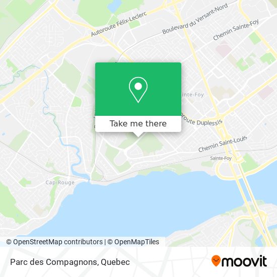 Parc des Compagnons map