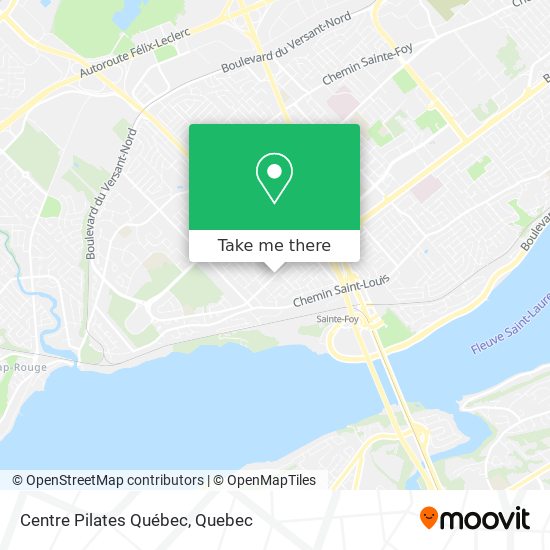 Centre Pilates Québec map