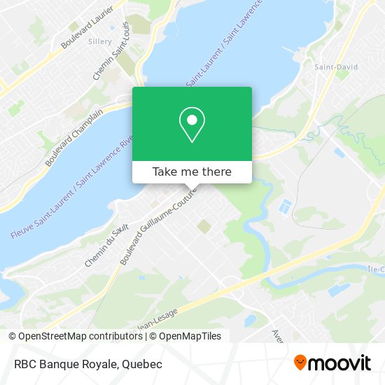 RBC Banque Royale map