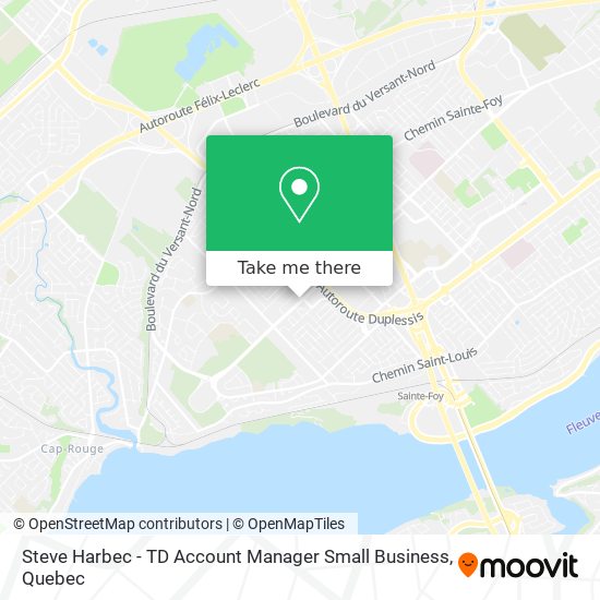 Steve Harbec - TD Account Manager Small Business map