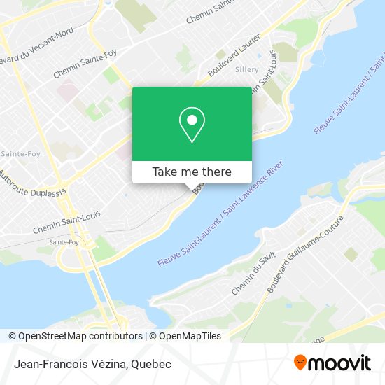 Jean-Francois Vézina map
