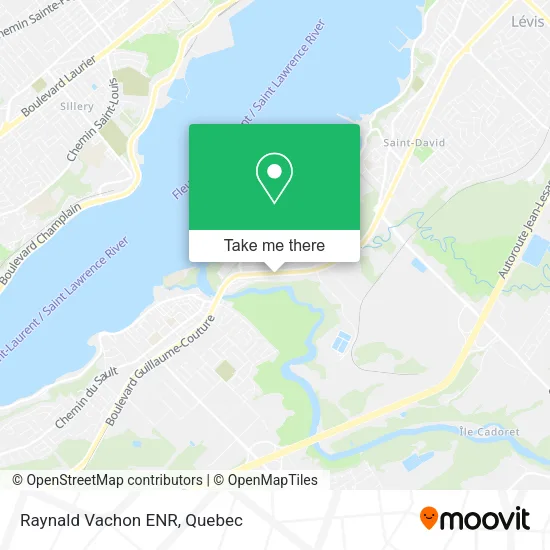 Raynald Vachon ENR map