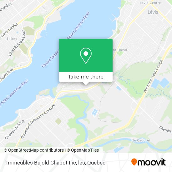 Immeubles Bujold Chabot Inc, les map