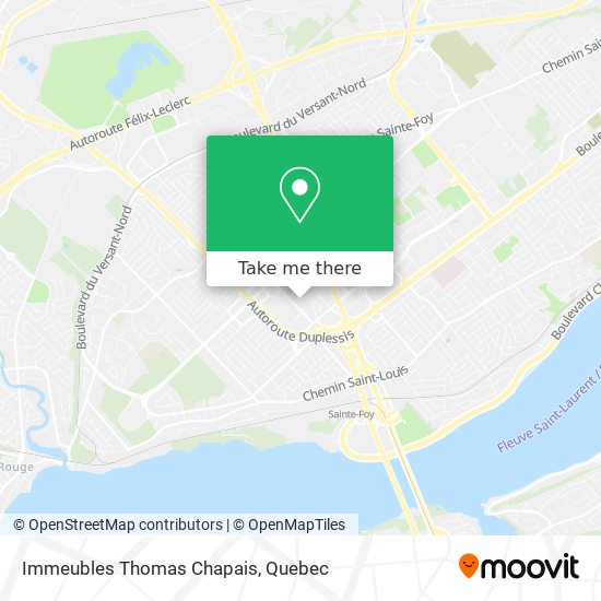 Immeubles Thomas Chapais map