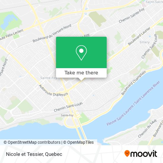 Nicole et Tessier map