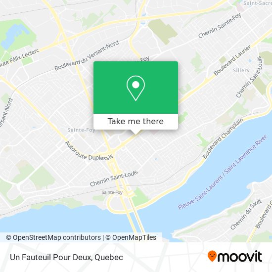 Un Fauteuil Pour Deux map