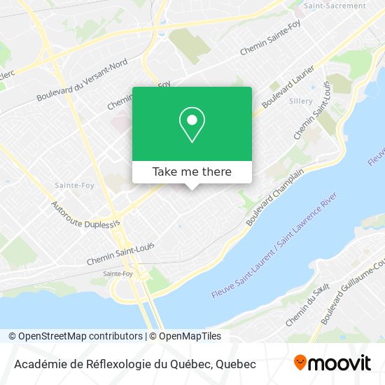 Académie de Réflexologie du Québec map