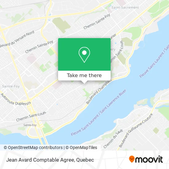 Jean Avard Comptable Agree map