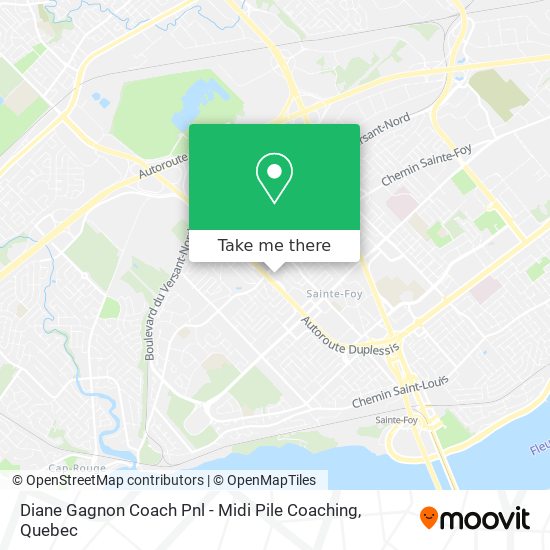 Diane Gagnon Coach Pnl - Midi Pile Coaching map